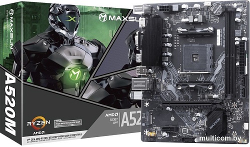 Материнская плата Maxsun Challenger A520M