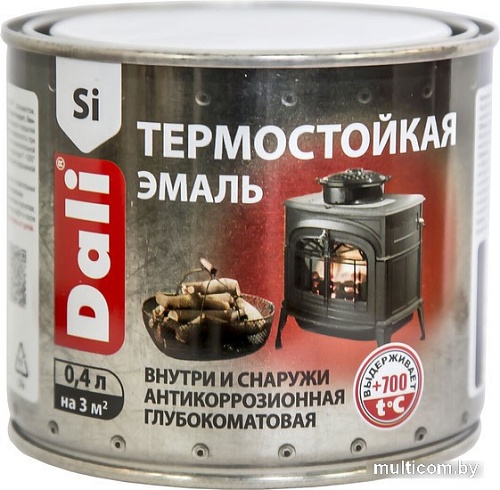 Эмаль Dali Термостойкая 0.4 л (черный)