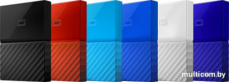 Внешний жесткий диск WD My Passport 4TB [WDBUAX0040BYL]