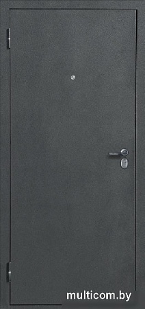 Металлическая дверь Guard Антик серебро/дуб сонома (86x205, левая)