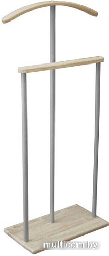Стойка для одежды Мебелик Костюмная Дэви 1 (металлик/дуб сонома)