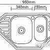 Кухонная мойка Ledeme L69550B-6