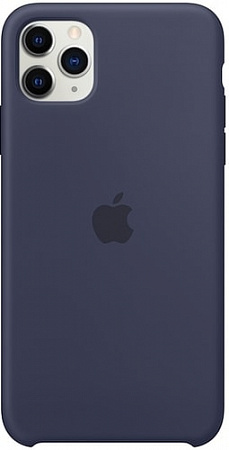 Чехол Apple Silicone Case для iPhone 11 Pro Max (темно-синий)