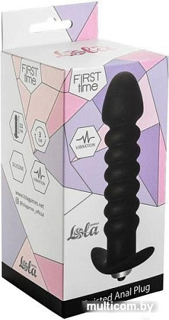 Вибропробка Lola Toys Twisted Anal Plug 104405 (черный)