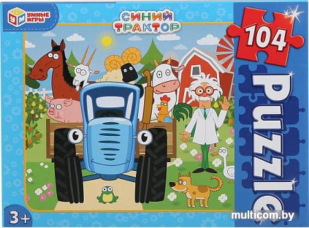 Пазл Умные игры Синий трактор (104 эл)