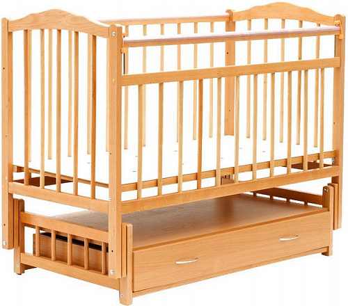 Детская кроватка Bambini 02 (слоновая кость)