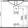 Умывальник Vitra S20 52.5x47.5 [5468B003-0001]