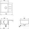 Кухонная мойка Aquasanita Tesa SQT102AW (cerrus 120)