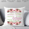 Декоративная подушка Print Style Спасибо что ты есть 40x40bab15