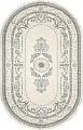 Ковер для жилой комнаты Bossan Rome 1754A-KGRI-BEJ-OVAL 80x150