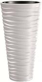 Кашпо Prosperplast Sand Slim DPSA400-S449 (белый)