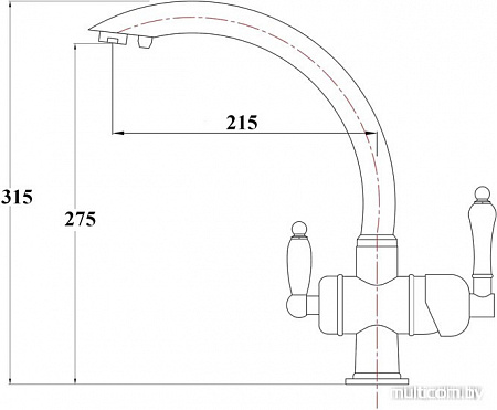 Смеситель ZorG ZR 327 YF Nickel