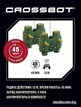 Танк Crossbot Танковый Бой Abrams M1A2 и Т-34 870634