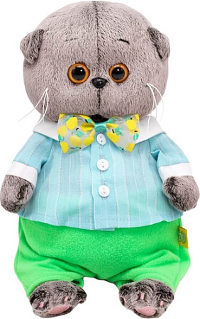Классическая игрушка BUDI BASA Collection Басик Baby в костюмчике с галстуком-бабочкой BB-128
