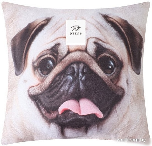 Декоративная подушка Этель Мопс 9845173