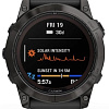 Умные часы Garmin Fenix 7X Pro Sapphire Solar (карбоново-серый титан/черный)