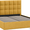 Кровать Трия Эмбер универсальный тип 1 с ПМ и заглушиной 160x200 (Wellmart Yellow)