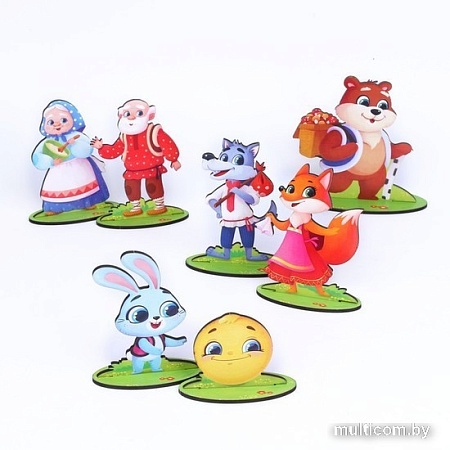 Развивающая игра Лесная мастерская Настольный театр "Колобок" 9118402