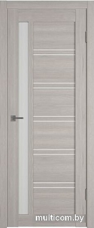 Межкомнатная дверь Atum Pro Х38 60x200 (stone oak, стекло white cloud)