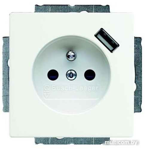 Розетка ABB Basic 55 2011-0-6193 (белый)