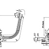 Сифон Ravak X01745 (черный)