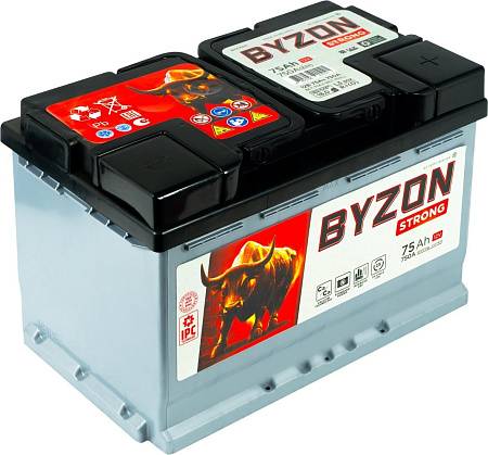 Автомобильный аккумулятор BYZON R+ (75 А·ч)