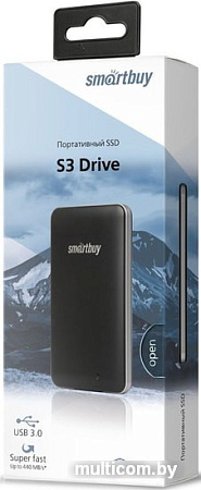 Внешний накопитель Smart Buy S3 SB256GB-S3BS-18SU30 256GB (черный/серебристый)