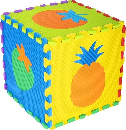 Коврик-пазл Юнландия Фрукты-овощи 664665