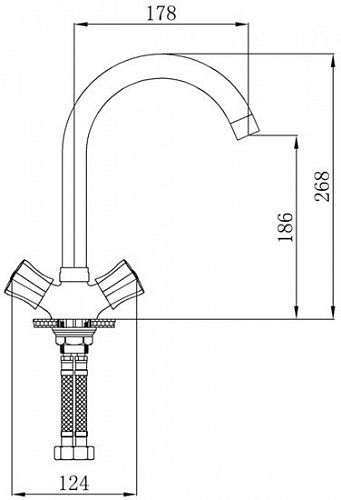 Смеситель РМС SL116-274F