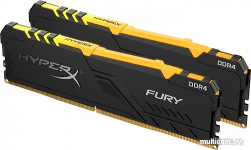 Оперативная память HyperX Fury RGB 2x8GB DDR4 PC4-24000 HX430C15FB3AK2/16