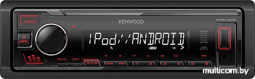 USB-магнитола Kenwood KMM-205
