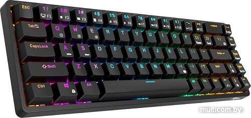 Клавиатура Royal Kludge RKG68 RGB (черный, RK Red)