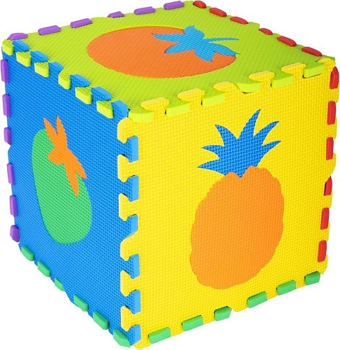 Коврик-пазл Юнландия Фрукты-овощи 664665