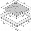 Варочная панель Fornelli PVA 60 Terzo (черный)