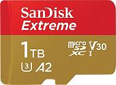 Карта памяти SanDisk Extreme microSDXC SDSQXAV-1T00-GN6MN 1TB