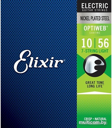 Струны для гитары Elixir Strings 19057 Optiweb 10-56