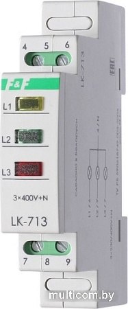 Реле напряжения Евроавтоматика F&F LK-713 EA04.007.002