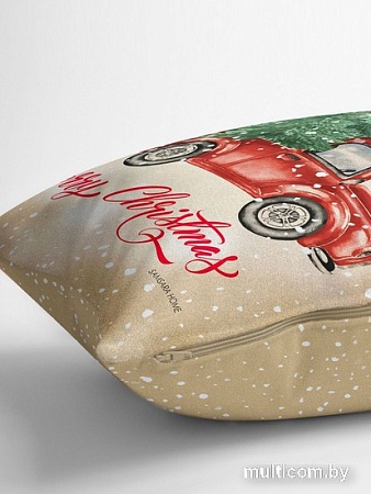 Чехол на подушку Samsara Home Красная машинка 4040Нг-7