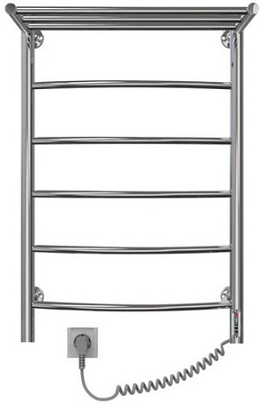 Полотенцесушитель Granula Классик 50x80 D32 с полкой (левый, терморегулятор с таймер)
