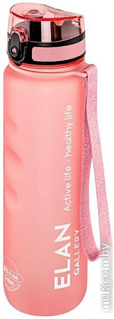 Бутылка для воды Elan Gallery Style Matte 1л 280182 (пыльная роза)