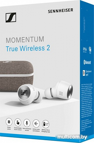 Наушники Sennheiser Momentum True Wireless 2 (белый)