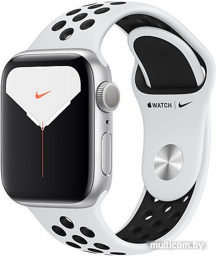 Умные часы Apple Watch Nike Series 5 40 мм (алюминий серебристый/чистая платина)