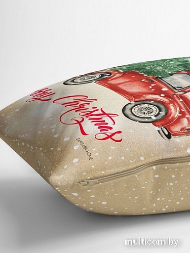 Чехол на подушку Samsara Home Красная машинка 4040Нг-7