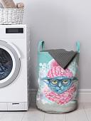 Корзина JoyArty Зимняя прогулка кошечки gaba_290628