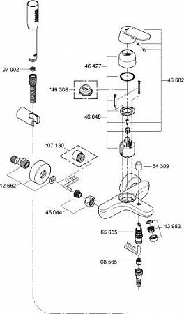 Смеситель Grohe Eurosmart Cosmopolitan 32831000