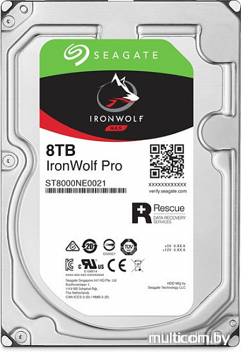 Жесткий диск Seagate Ironwolf 8TB [ST8000VN0022]