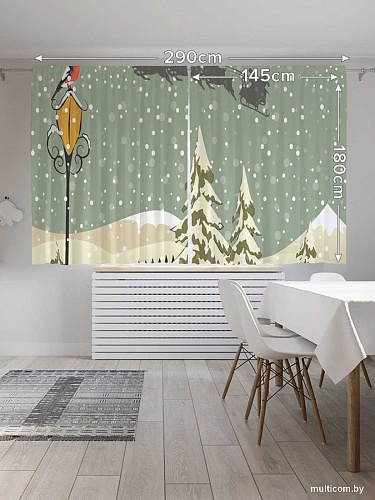 JoyArty Санта в пути p_5528 (145x180)