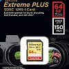 Карта памяти SanDisk Extreme PLUS SDSDXW6-064G-GNCIN SDXC 64GB