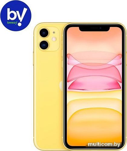 Смартфон Apple iPhone 11 128GB Воcстановленный by Breezy, грейд C (желтый)