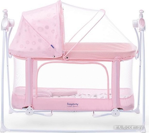 Люлька Simplicity 4030 Auto (розовый)